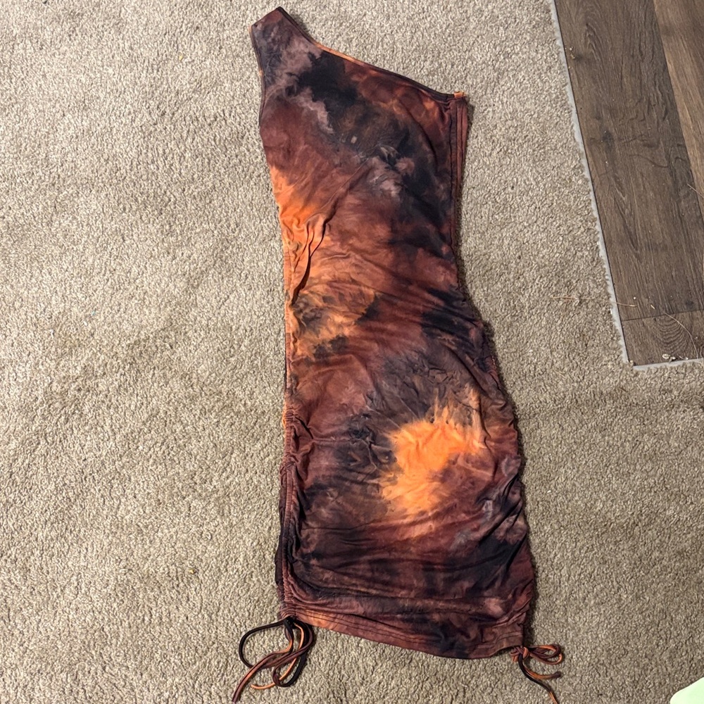 Tie-Dye One-Shoulder Dress Women’s